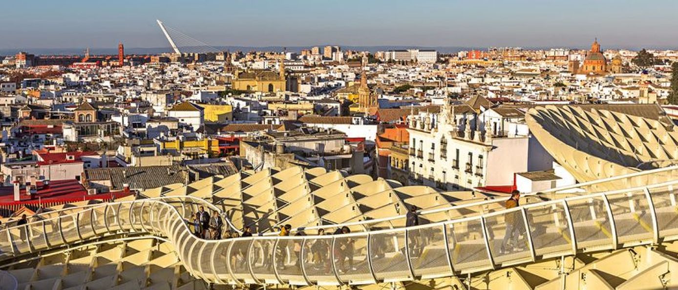  Panoramablick über Sevilla vom Metropol Parasol