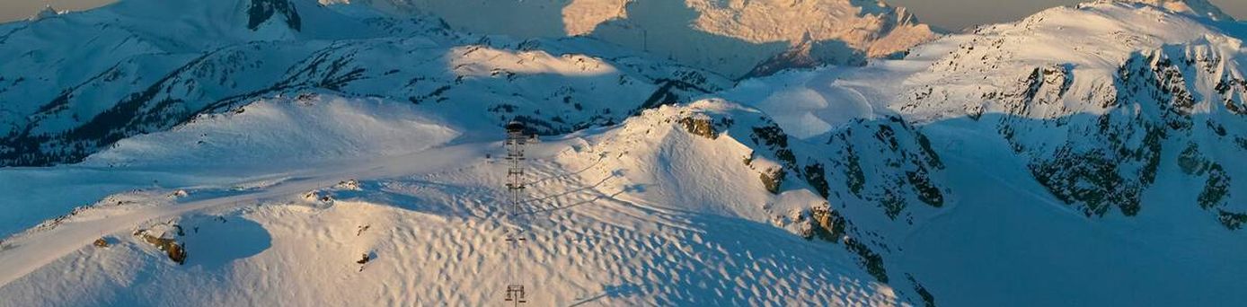 Verschneite Berge