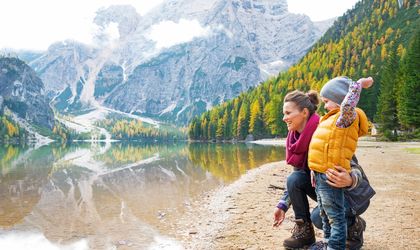 Familie am See
