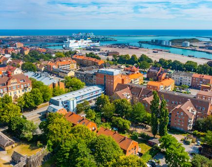 Blick über die Stadt Trelleborg