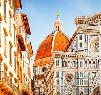 Die Kathedrale Santa Maria del Fiore in Florenz, Italien.