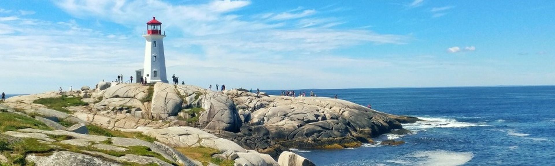 Leuchtturm am Meer in Atlantikkanada