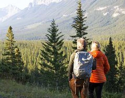 Nationalparks Kanada Wanderer