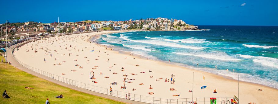 Der berühmte Bondi Beach von Sydney