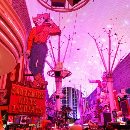 Urlaub in Las Vegas USA Freemont Street in Downtown