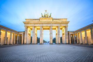 Berlin vor dem Brandenburger Tor 