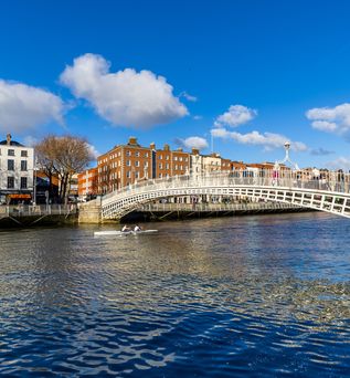 Ha' penny Bridge, Dublin City