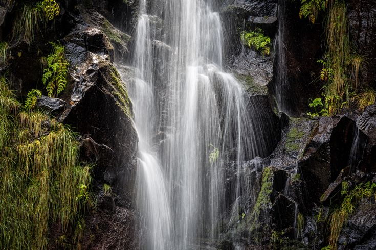 Risco-Wasserfall auf Madeira