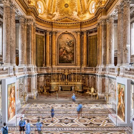 Beeindruckter Palast Caserta