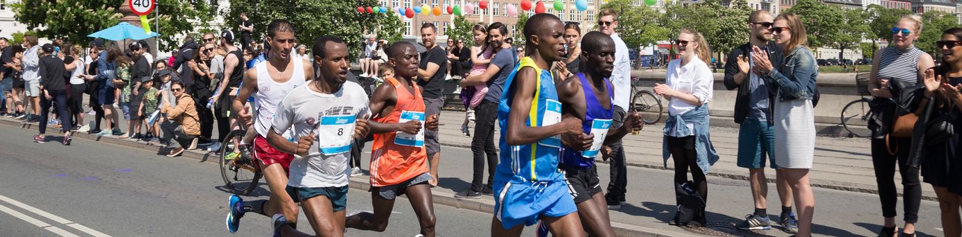 Marathonläufer in Kopenhagen
