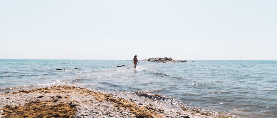Umag Strand Übersicht