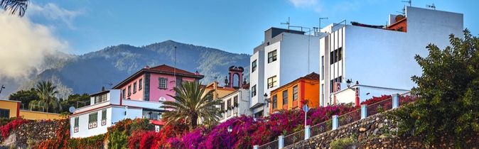 Häuser von Santa Cruz, La Palma