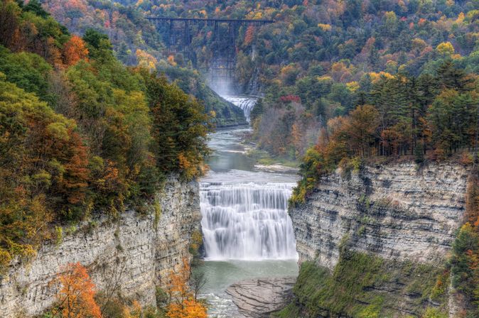 Letchworth State Park Wasserfall