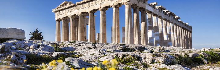 Parthenon Tempel in der Akropolis in Athen