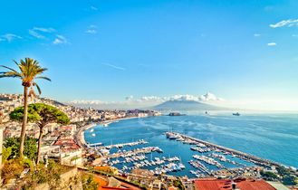 Panoramablick über Neapel