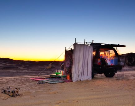 Wüste Camping