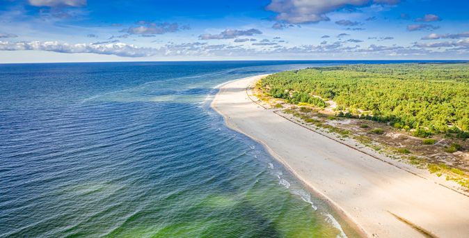 Strand an der polnischen Ostsee