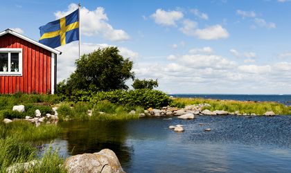 Urlaub in Schweden Flagge