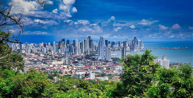 Panama_panama-city- Bllick über die geamte Stadt