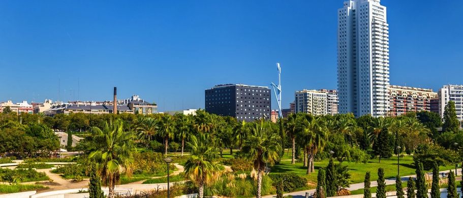 Turia Gärten Valencia