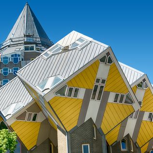 Rotterdam gelbe Häuser