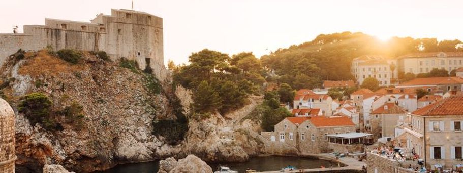 Kroatien Sonnenuntergang Dubrovnik