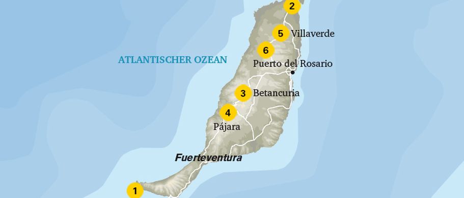 Fuerteventura Karte