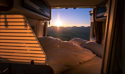 Ausblick aus dem Camper