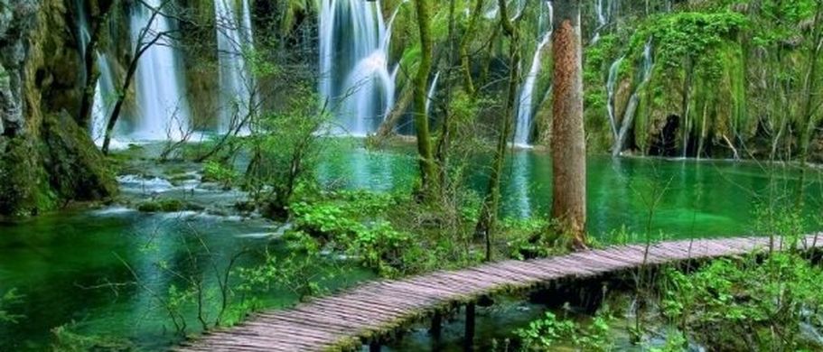 Jerzero Plitvicer See, Kroatien