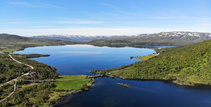 Seenlandschaft in Vestfold og Telemark