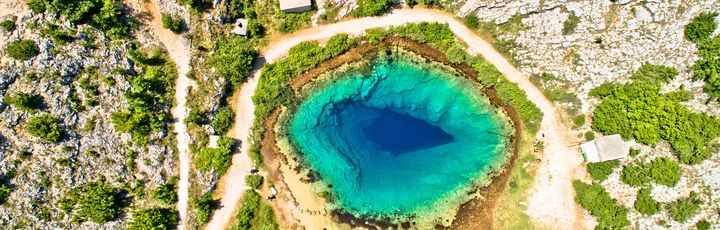 Quelle des Flusses Cetina