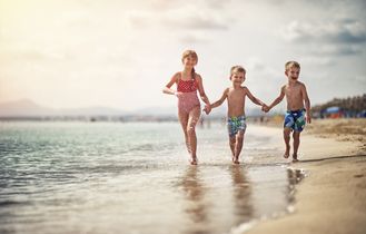 Kind im Wasser 