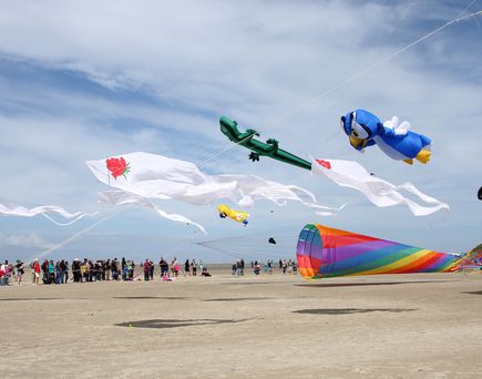 Windsport am Strand