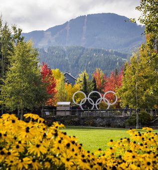 Olympische Ringe in Whistler