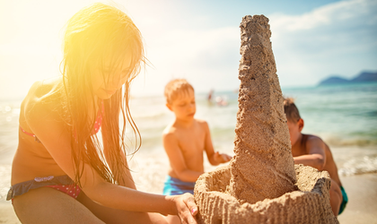 Familienurlaub Strand Meer Kinder