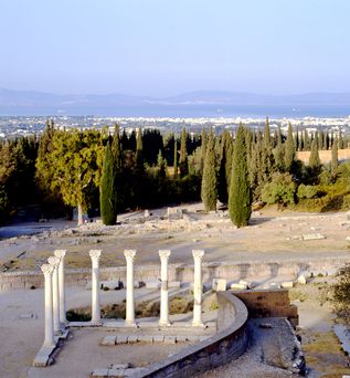 Das Heiligtum des Asklepios (Asklepieion oder Asklepeion) auf der Insel Kos in Griechenland.