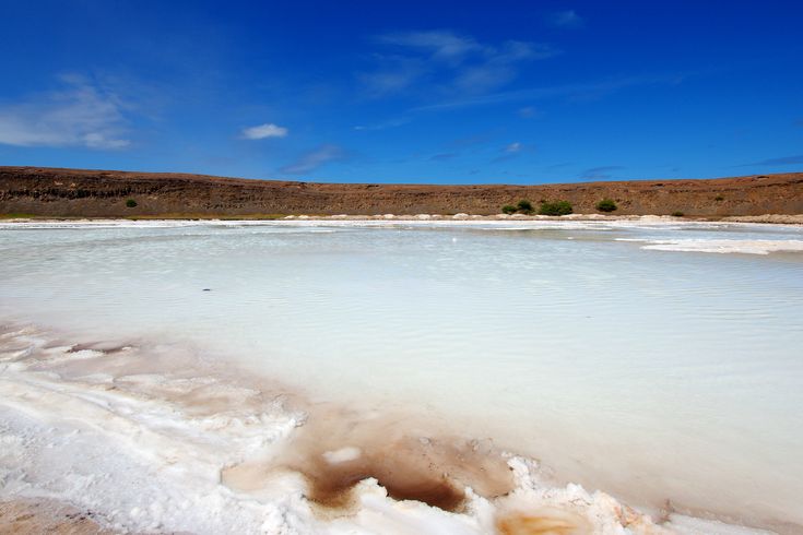 Salz Saline in in Pedra de Lume auf Sal