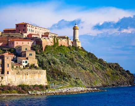 Portoferraio Blick auf Küste