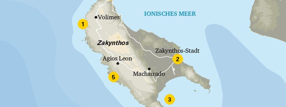 Griechenland Zakynthos Navagio Strand Urlaub