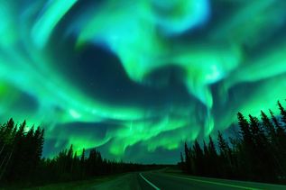 Polarlichter in Kanadas Norden
