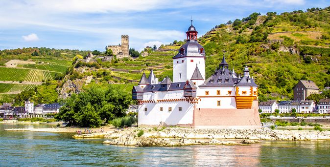 Wanderurlaub und Weinrouten Urlaub Deutschland Burg Pfalzgrafenstein