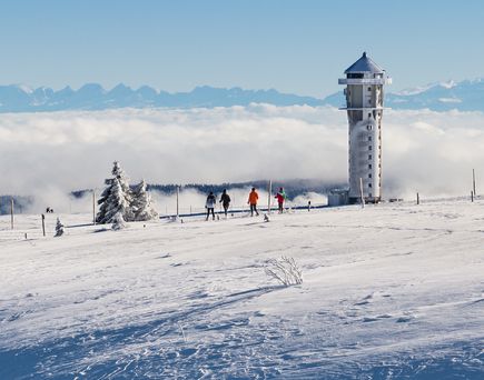 Gipfel des Feldbergs im Schwarzwald