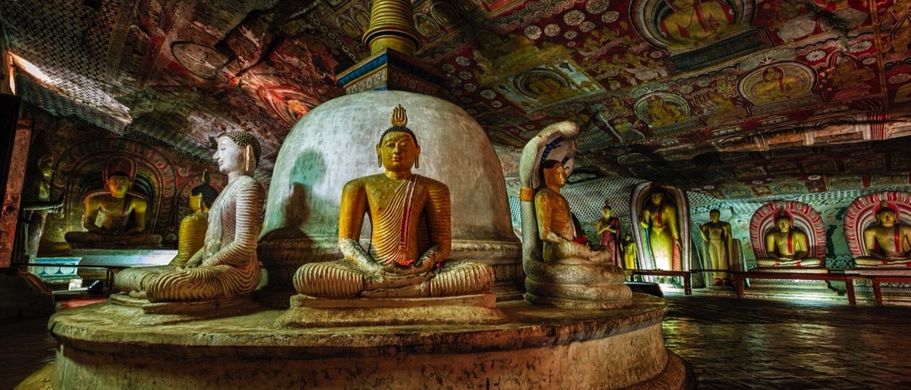 Dambulla Höhle, Sri Lanka 
