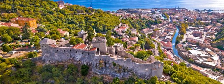Rijeka Ausblick über die Altstadt