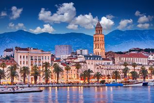 Blick auf den Palast von Split