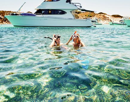 Tauchen gehört zu den beliebten Aktivitäten auf Rottnest Island 
