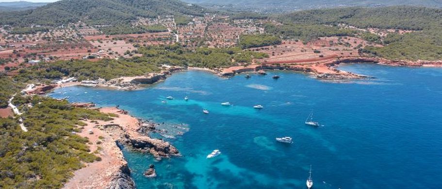 Ibiza aus der Luft