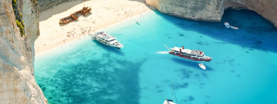 Die Schmugglerbucht von Navagio