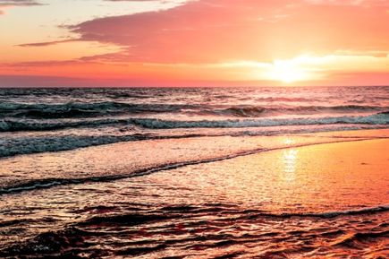 Sonnenuntergang am Playa de la Pared auf Fuerteventura.