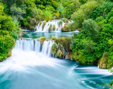 Kroatien Städte Urlaub Wasserfälle im Krka Nationalpark